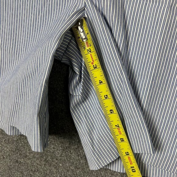 NEW Hilary Radley Light Blue Stripe Pull On Bermuda Shorts Size‎ XXL - Picture 7 of 9
